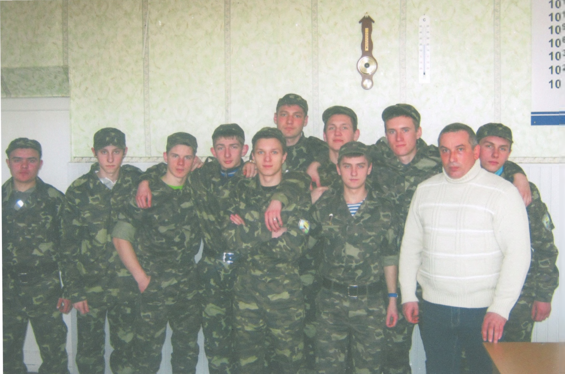 Зустріч зі здобувачами освіти ДПТНЗ "Бориспільський професійний ліцей", група №7 (приблизно 2015/2016 рік).